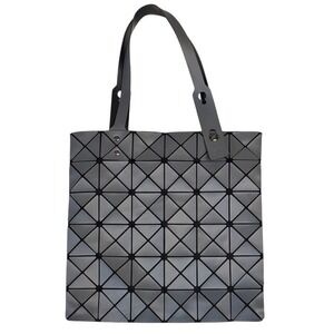Bao Bao Issey Miyake Lucent Geometric Tote Bag Charcoal Gray Matte